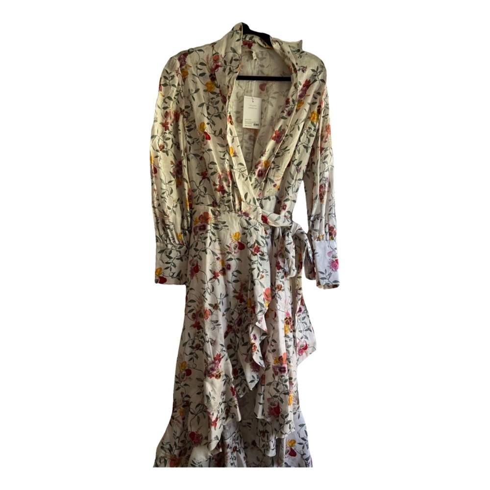Zimmermann floral wrap asymmetric
